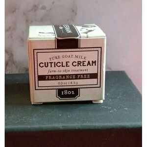 NIB Beekman 1802 Pure Goat Milk Cuticle Cream .3 oz Fragrance Free